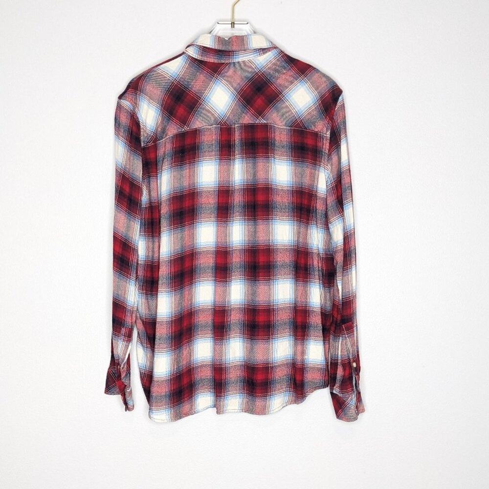 Gap Pendleton Red Gradient Plaid Button Down Shir… - image 3